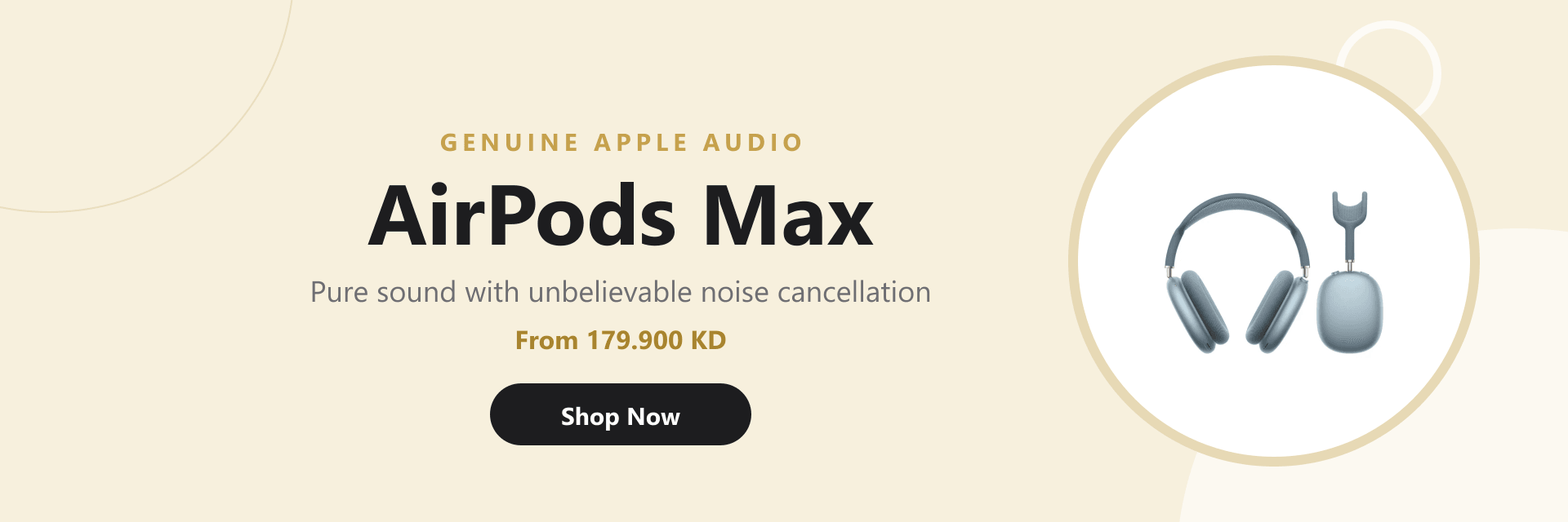 AirPods Max — Pure sound with unbelievable noise cancellation
