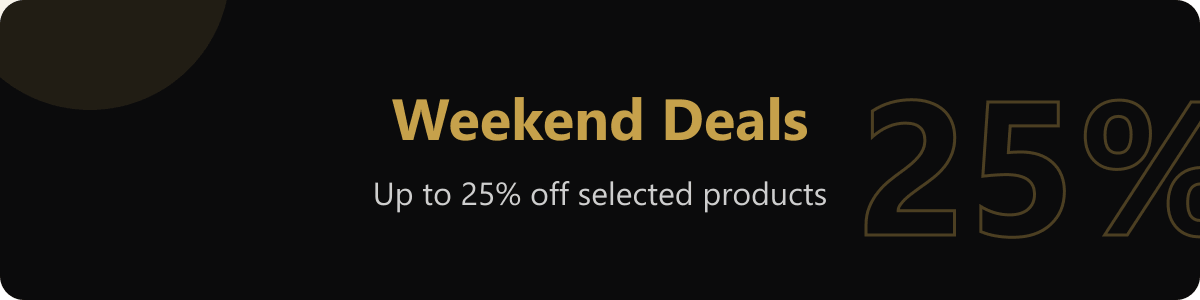 Weekend Deals 🔥